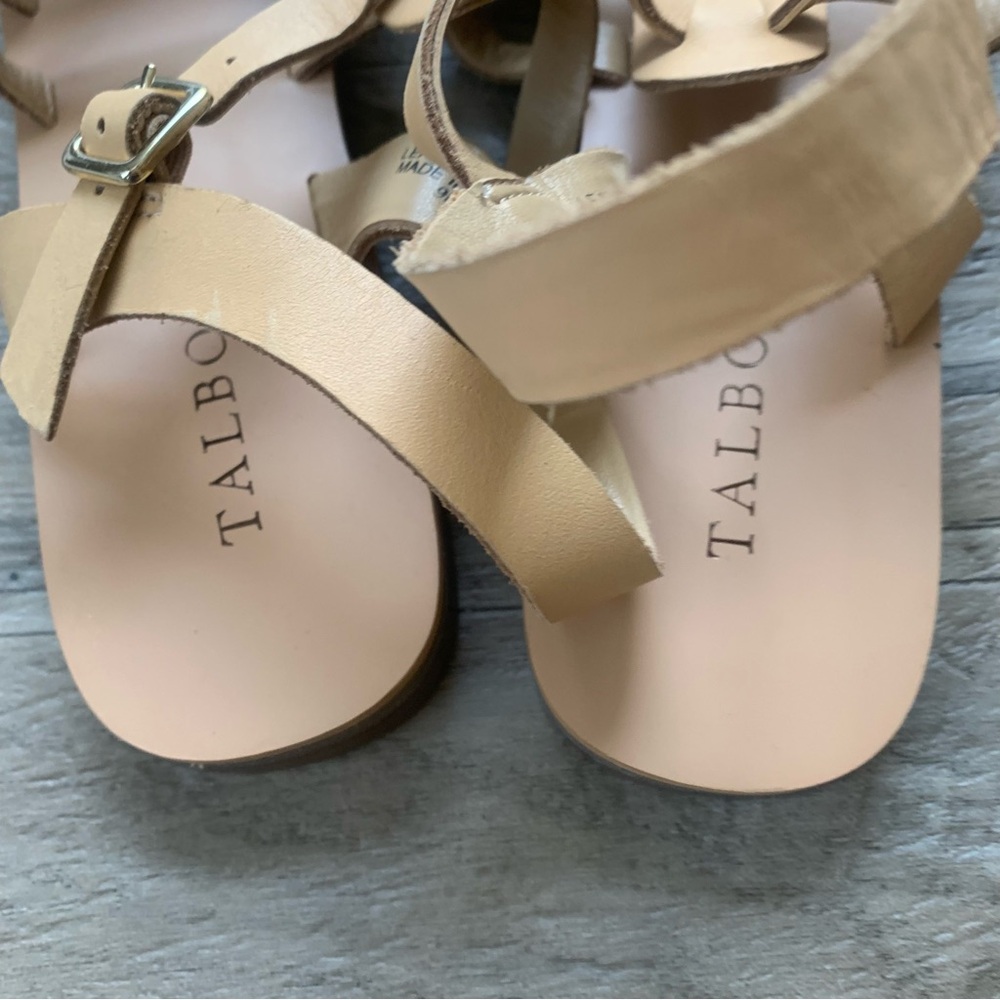 Talbots Leather Strappy Buckle Sandals - Picture 7 of 11